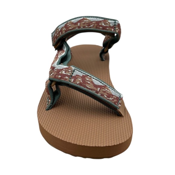 Teva Original Universal Women's Sport Strappy Sandals Size 9 Brown Tan Green - Picture 6 of 13